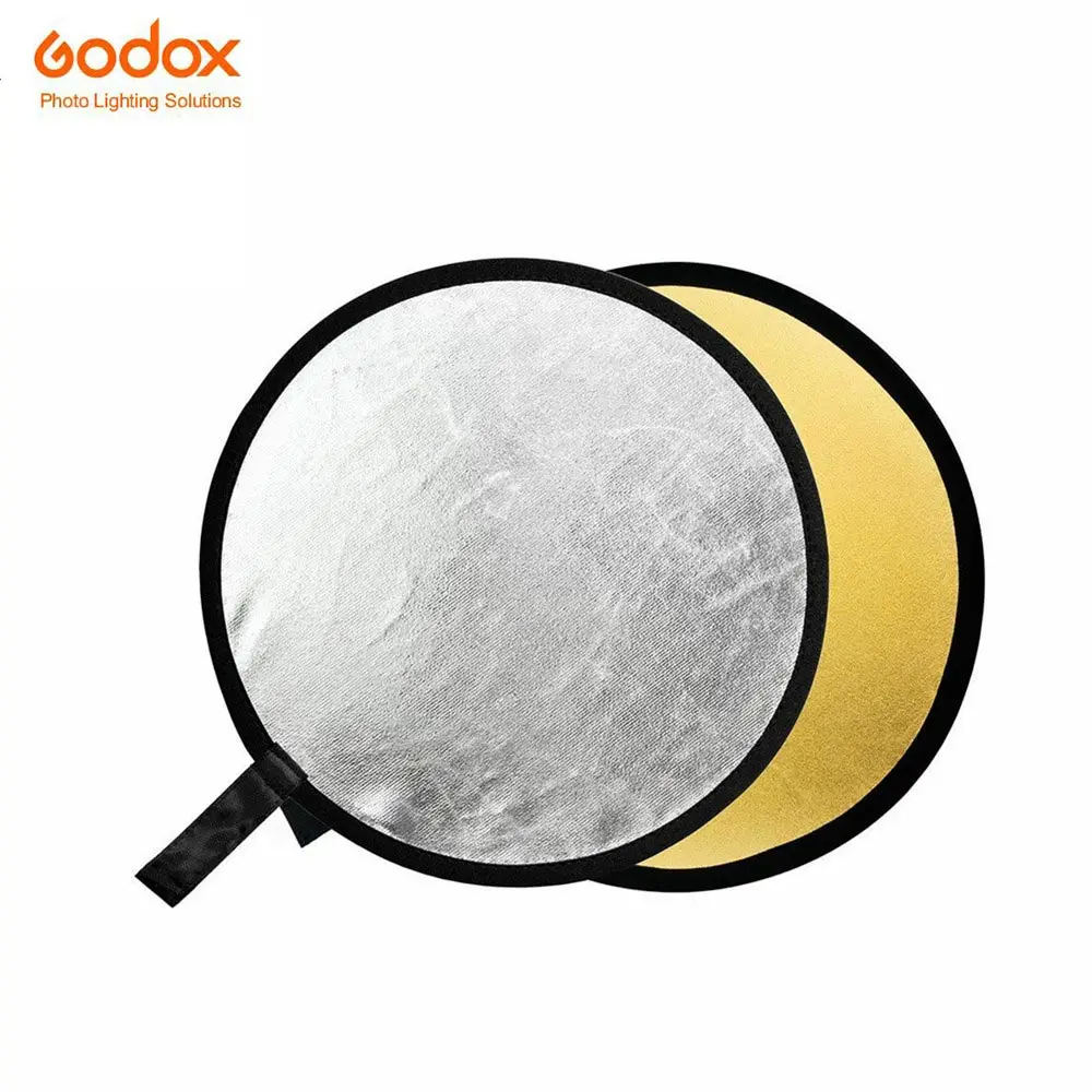 Godox 2 в 1 складной 110 см круглый дисковый рассеиватель и отражатель для вспышки