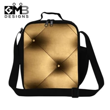 Sofa Leather Personalized flower 3D print work lunch bags for women,Young Girls insulated cooler food bag,Sling picnic bags for teenagers