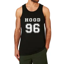 Loo show Hood 96 Brith Black Runninger Модный хлопковый топ на бретелях для мужчин