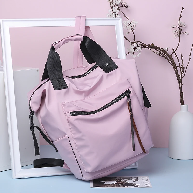 Mochila de Viagem Da Lona Mulheres Mochila