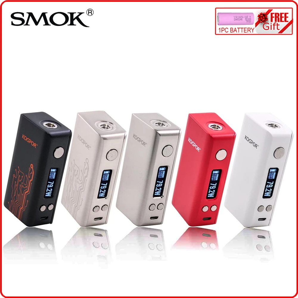 

Original SMOK KOOPOR MINI 2 Box Mod 80W Electronic Cigarette Vape Mod for Micro TFV4 Vaporizer / TFV4 MINI Atomizer E Cigarette