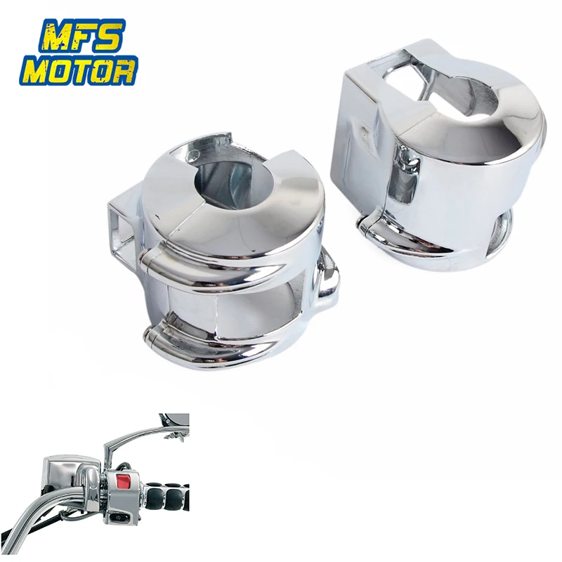 Хром переключатель Корпус Чехлы для 02-08 Honda VTX 1800 VTX1800 C/R/S/F/N мотоцикл Запчасти 2002 2003 2004 2005 2006 2007 2008