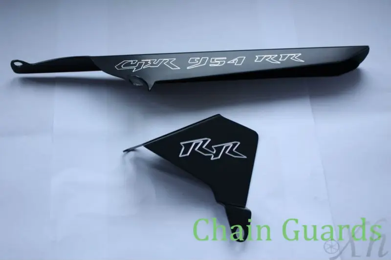 

Aftermarket free shipping motorcycle parts Billet Black Chain Guards for Honda CBR 929 RR CBR929RR 2000 2001
