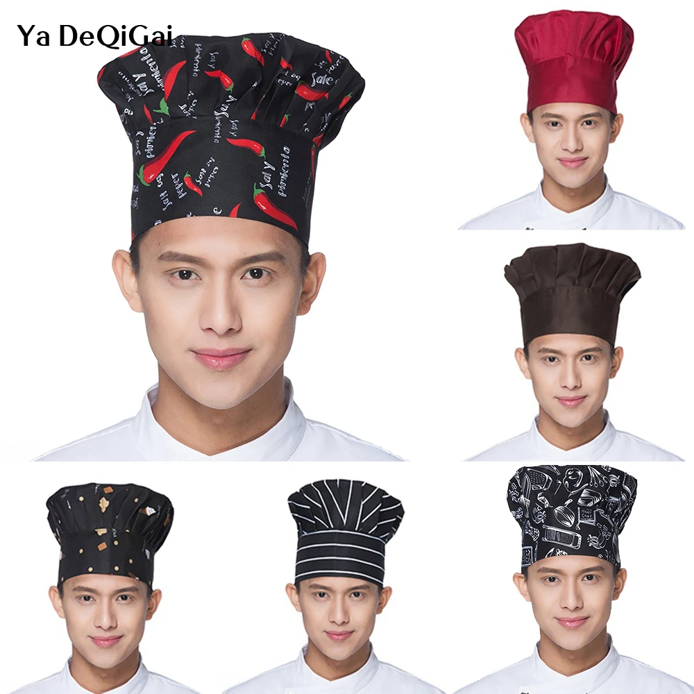

High Quality Wholesale adjustable Sushi Chef Waiter Hats Restaurant Hotel Food Service Bakery Canteen Cooker Workwear Fold Caps