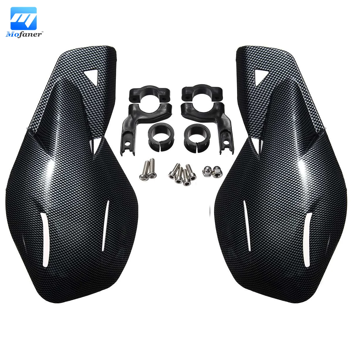 Hand Guard Handguard Protector Carbon Fiber For Motorcycle ATV Dirt