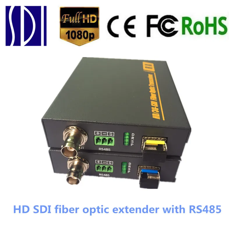 10km HD SDI fiber optic extender media converter Fiber to 3G SDI video audio Transmitter