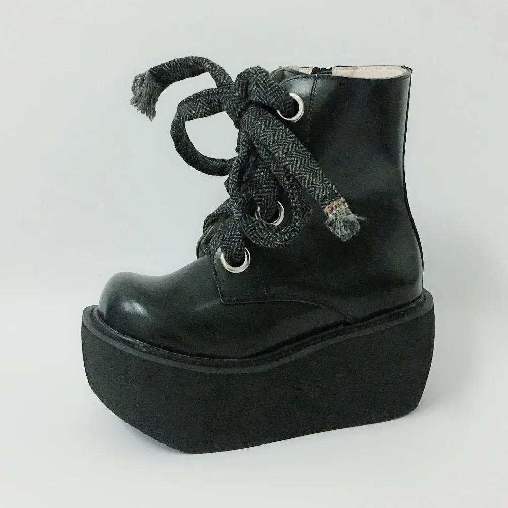 Sweet-Round-Toe-Women-Winter-High-Platform-Lolita-Punk-Ankle-Boots-Lace-Up-PU-Leather-Lolita-Martin-Boots-2