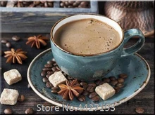 

Needlework Diy Diamond Painting Cross Stitch coffee 5D Full Diamond Embroidery Mosaic Patchwork Crafts