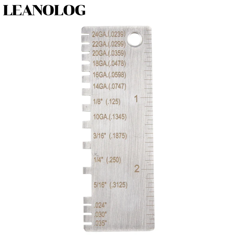 

Welding Tools Wire/Metal Sheet Thickness Gauge Welding Gage Plated Size Inspection Tool, Better Quality Than Miller Type