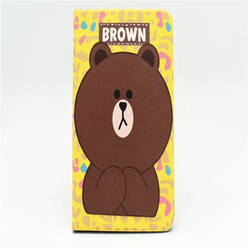 Bear Cartoon Cartoon Case for iPad mini 1/2/3/4 7.9 inch Slim soft Opvouwbare Stand Cover Auto Wake Pu Case Leather case