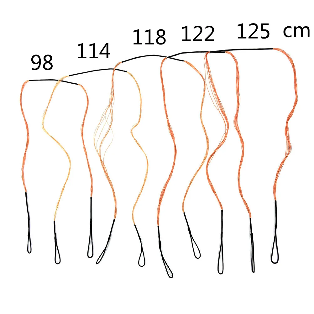 

111173cm Bow String for Traditional Recurve Bow Longbow Hunting Shooting Accessories Replacement Black