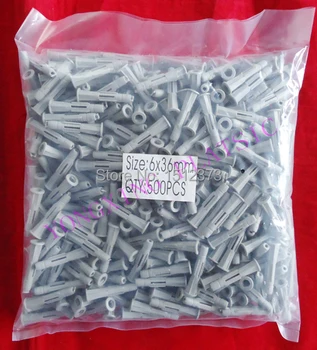 

200pcs/bag 6X36mm knot expand nial plastic anchor
