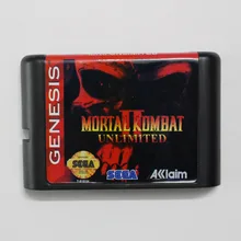 Mortal Kombat II неограниченное 16 бит MD игровая карта для sega Mega Drive для Genesis