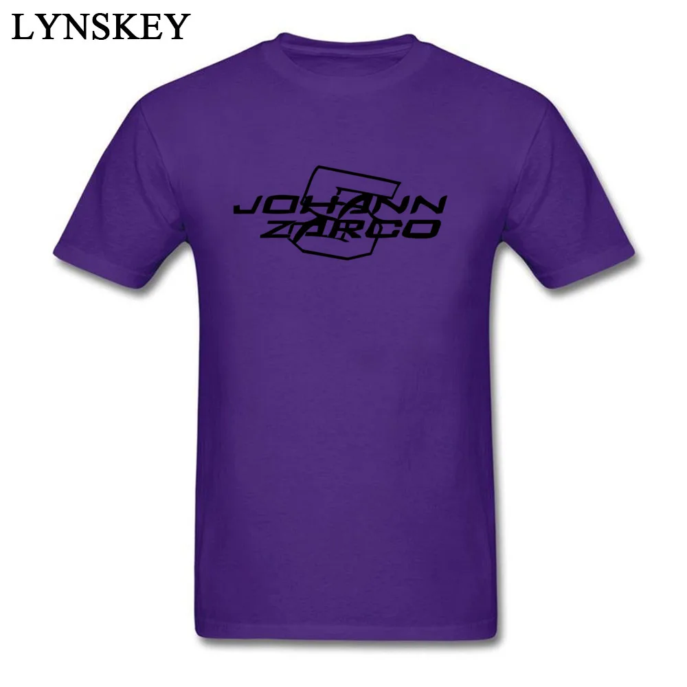 Men's Tops Shirts Funny Unique T Shirts 100% Cotton Crewneck Short Sleeve Cool Johann Zarco Sweatshirts Top Quality Johann Zarco purple