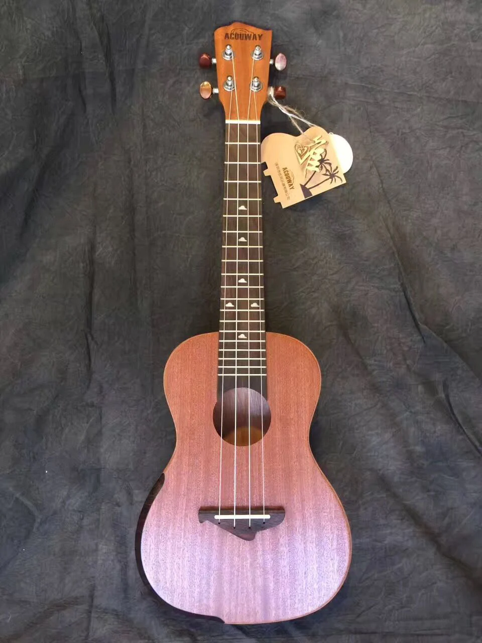 Укулеле Acouway 21 &quotсопрано 23&quot гавайская мини гитара укулеле 3 на выбор Sapeli wood Koa