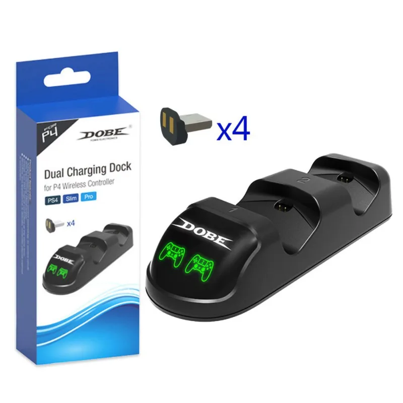 

DOBE PS4 Controller Joystick Strap Charger Stand Fast Charging Docking Station USB Gamepad for Playstation 4 PS4 Fine Pro Stand