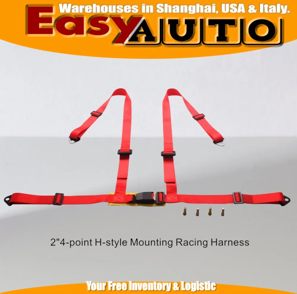 2 inch 4 point car auto racing sport seat belt safety harness strap