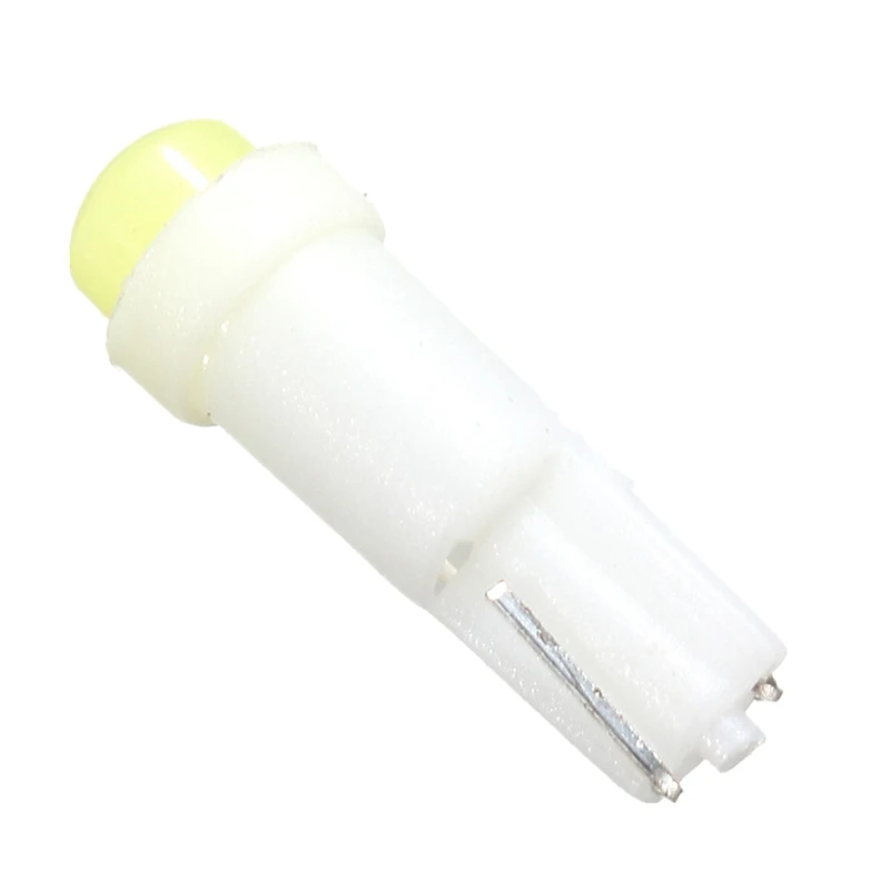 20 шт./лот T5 лампочка 0 2 Вт 1 SMD COB Светодиодная приборная панель клиновидная лампа