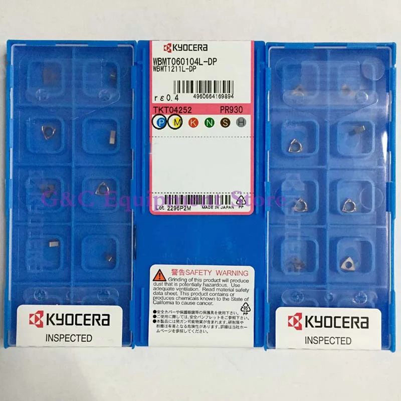 

NEW ORIGINAL WBMT 060104L-DP PR930 CARBIDE INSERTS WBMT060104L-DP PR930 CNC TOOL PART