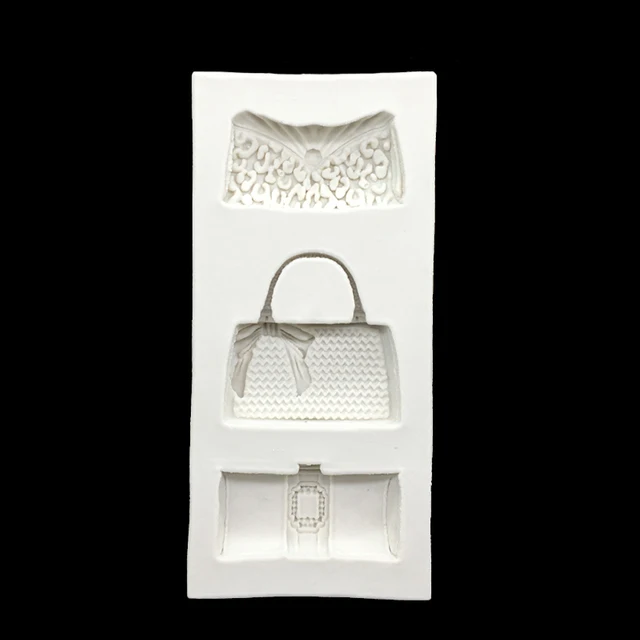 Kézitáskás Formák Szilikon Cukorrépa Penész, Fondant Sütemény Díszítő Szerszámok Bakeware - Image 2