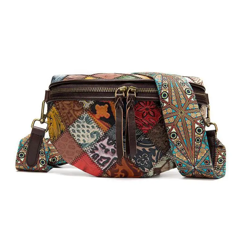 Женская сумка из натуральной кожи, разные цвета, новинка, Ретро стиль, сумки через плечо и через плечо(случайный цвет - Цвет: Random Color Match