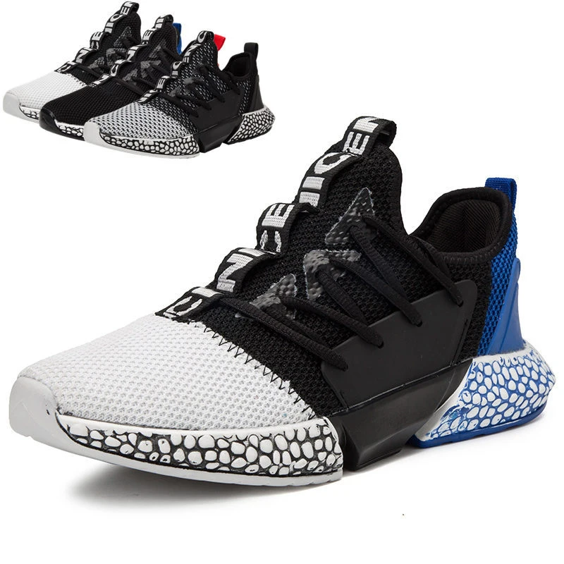 

2019 Running Shoes Men Non-slip Wear Outdoor Sneakers Men Comfortable Air Deodorant Shockproof Personality Men Running Shoes