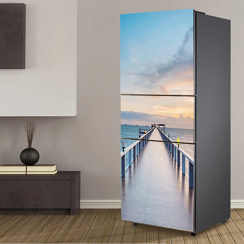  Fridge Door Stickers For Kitchen Living Room Refrigerator Decoration Home Decor (8)