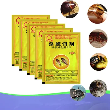

5 Pcs 3g/bag Effective Cockroach Killing Bait Powder Cockroach Repeller Killer Anti Pest Cockroach Powder Pest Control Products