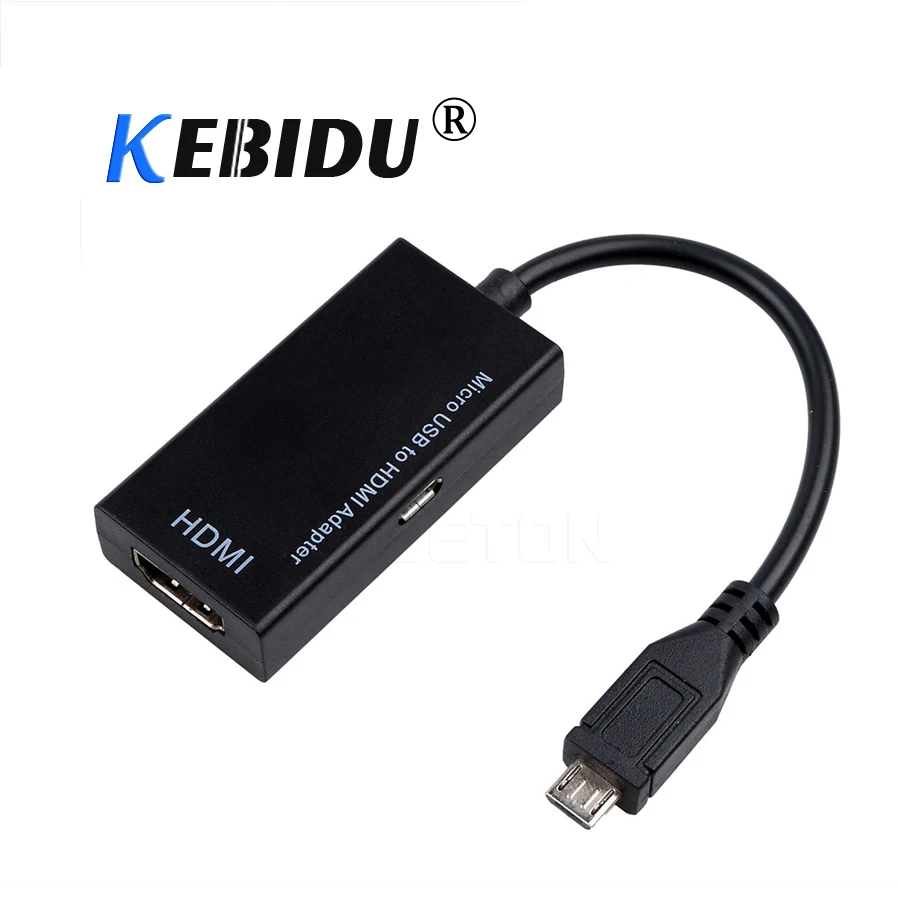Адаптер kebidu Micro USB к HDMI-совместимый кабель 1080P HD для устройства MHL HDTV адаптеры Samsung