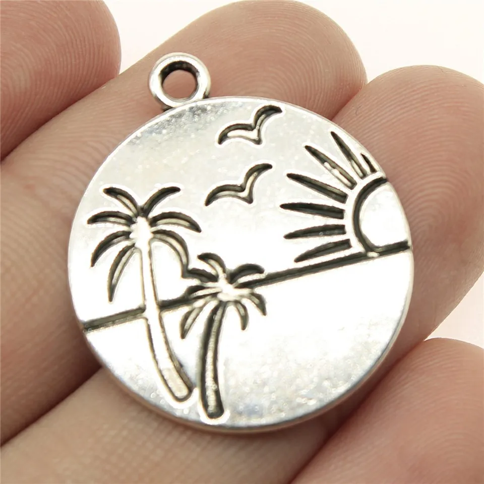 10pcs Antiqued Bronze Alloy Totem Charms Pendant DIY Crafts Jewelry