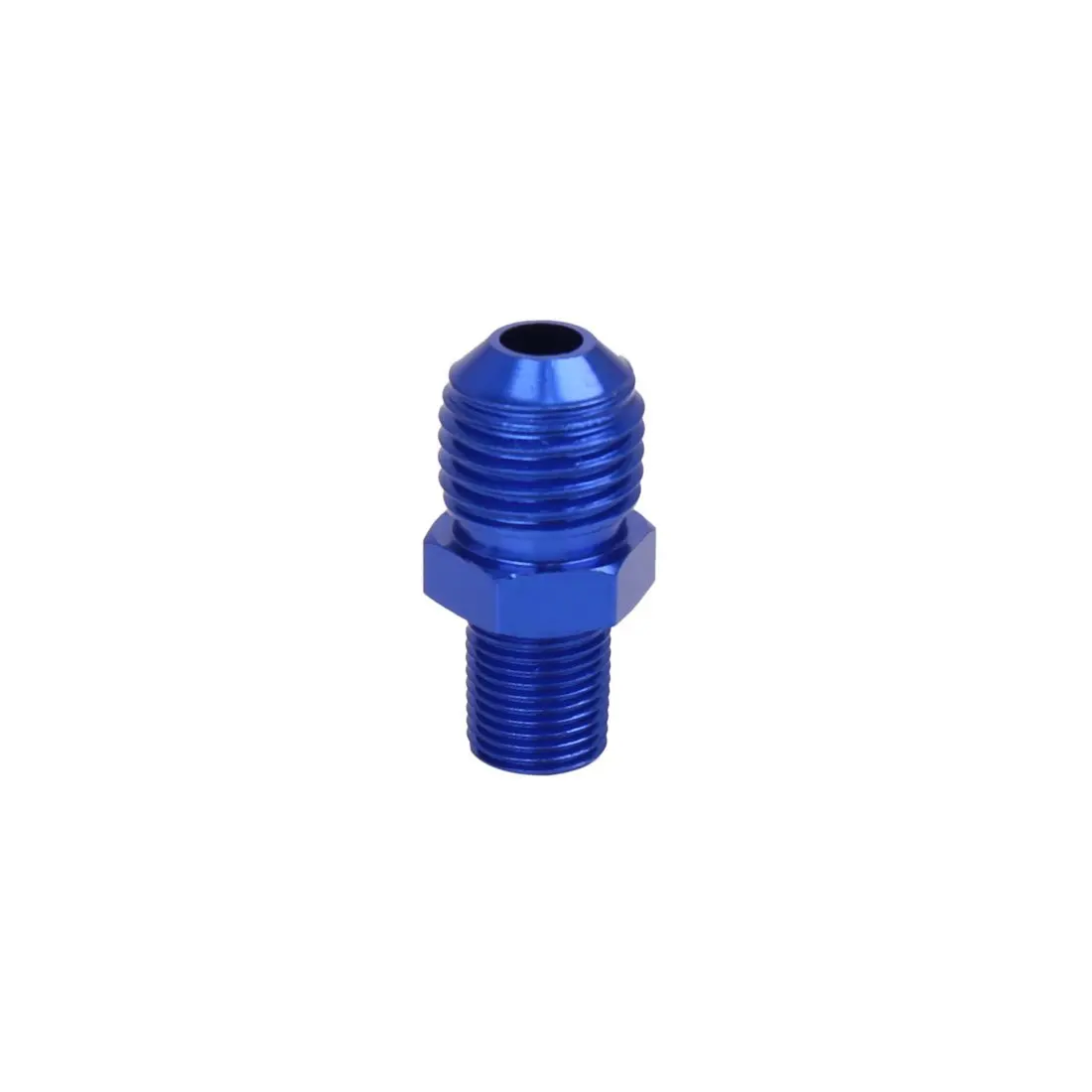 Uxcell Blue AN6 1/8 дюймов прямой автомобильный шланг для подачи топлива и воздушного