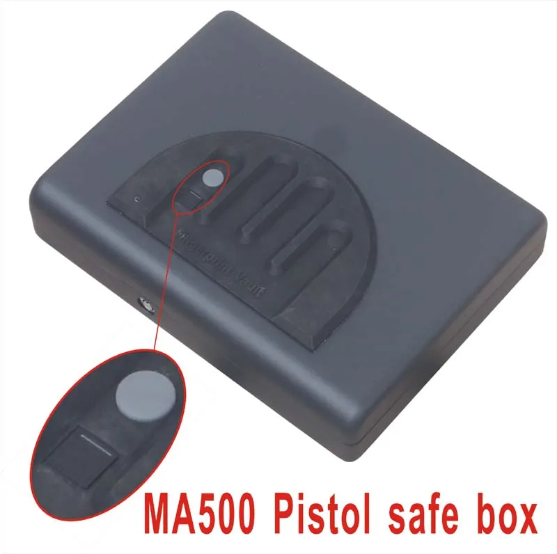 

Wholesale MA500 Biometric Fingerprint Safe Box Key Gun Vault Jewelry Box Cable Portable Hot New Creative best gift