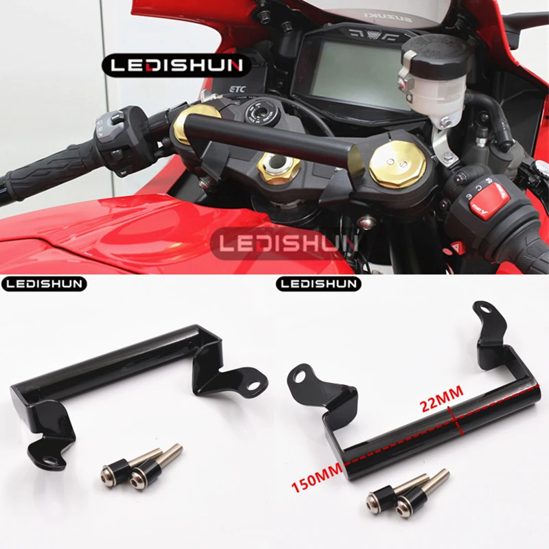 GPS навигация руль кронштейн расширение для SUZUKI GSX R1000 R1000R GSXR1000 GSXR 1000 12 17 L2 L7