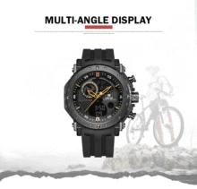 WEIDE Digital Male Watch Brand Luxury Men Clock Saat Men sport Waterproof silicone military Analog Electronic Watch chronographs