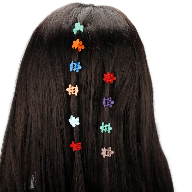 1 шт. Смешанные случайные мини заколки для волос коготь для детей корейский стиль цветочные шпильки заколки для волос держатель волос аксессуары для волос для девочек