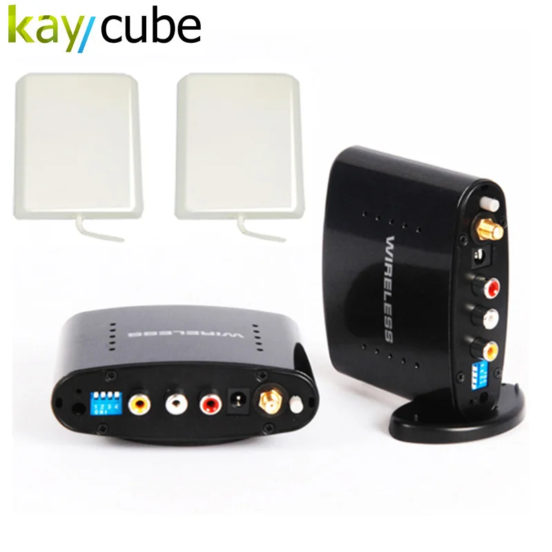 

PAT-380 2.4G AV Transmitter Receiver 2pcs Antenna Box Wireless AV Transmission Solutions For Video Meeting Systems PAT380 700M