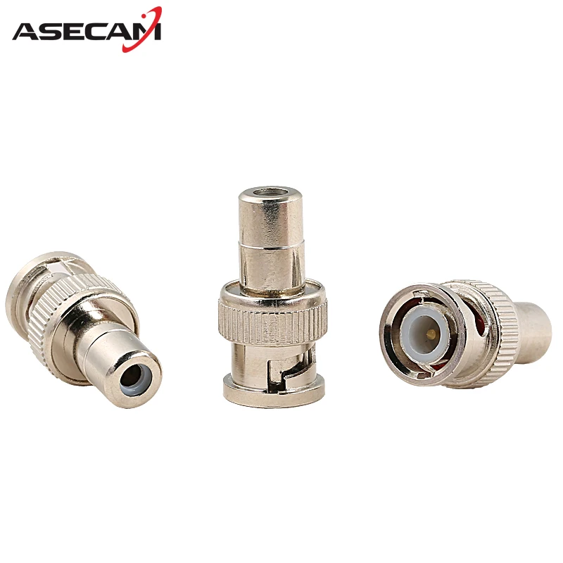 

CCTV BNC Male to RCA Female Coax Cable Connector Adapter F/M Coupler for Security Camera accessories