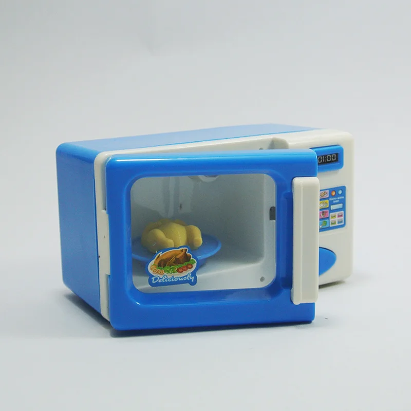 

Play House Toy Microwave Oven Kitchen Toy Children Kid Mini Cute Pretend Role Play Toy Educational for Children Role Playing J74