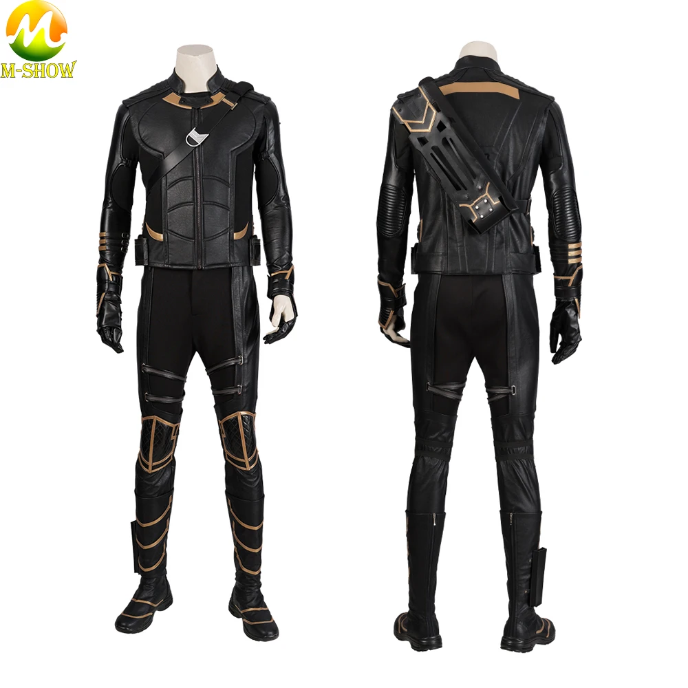 2019 Avengers Endgame Hawkeye Cosplay Costume Avengers 4 Clinton Barton Cosplay Outfit Full Set Halloween Battle Suit