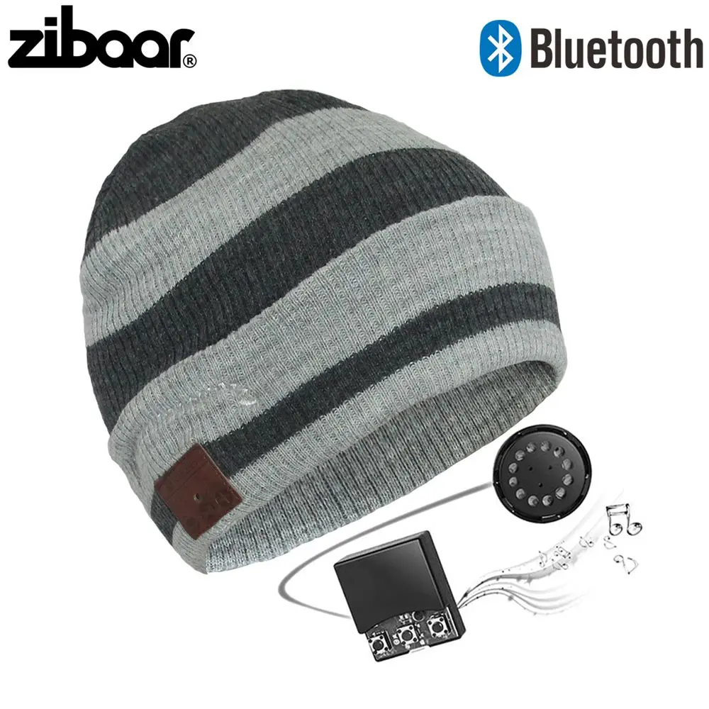 Zibaar последние v4.2 Bluetooth наушники Шапка бини Беспроводной Шапочка Гарнитуры Smart
