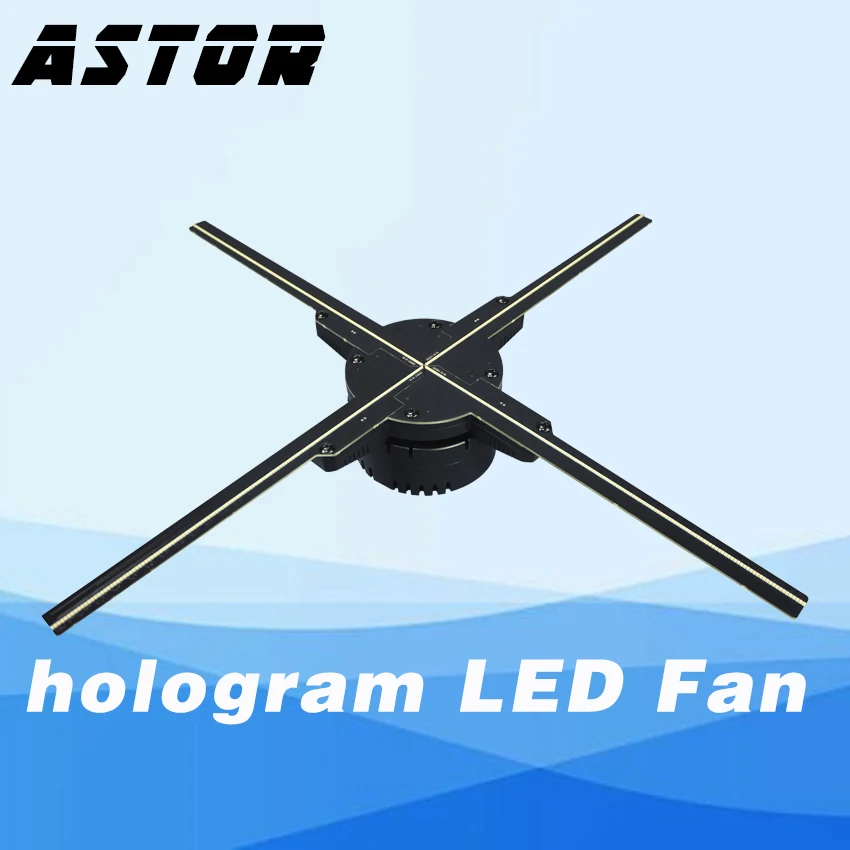 

new 50CM wifi 3D hologram LED Fan holographic advertising light 3D hologram display holographic fan logo product outdoor diaplsy