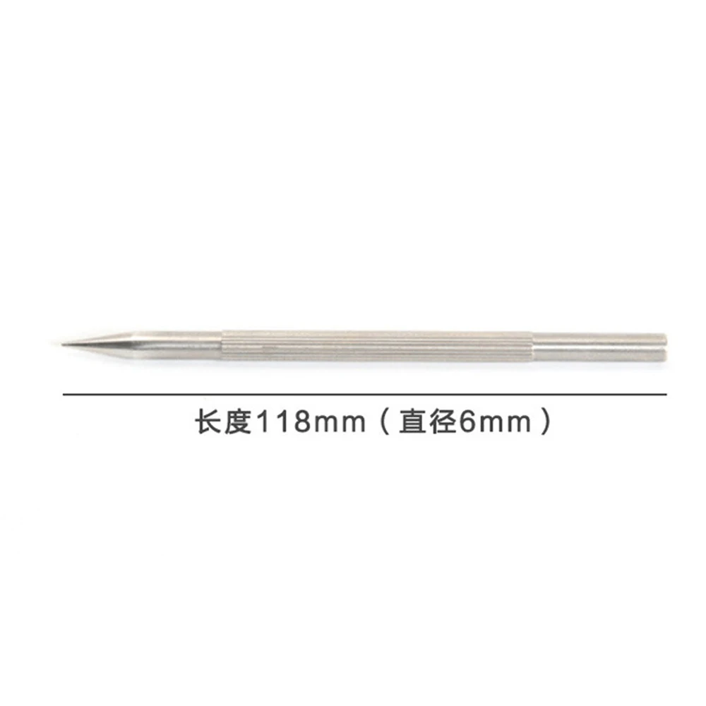 DIY leather craft carving line drawing making pen hand tool stainless steel material