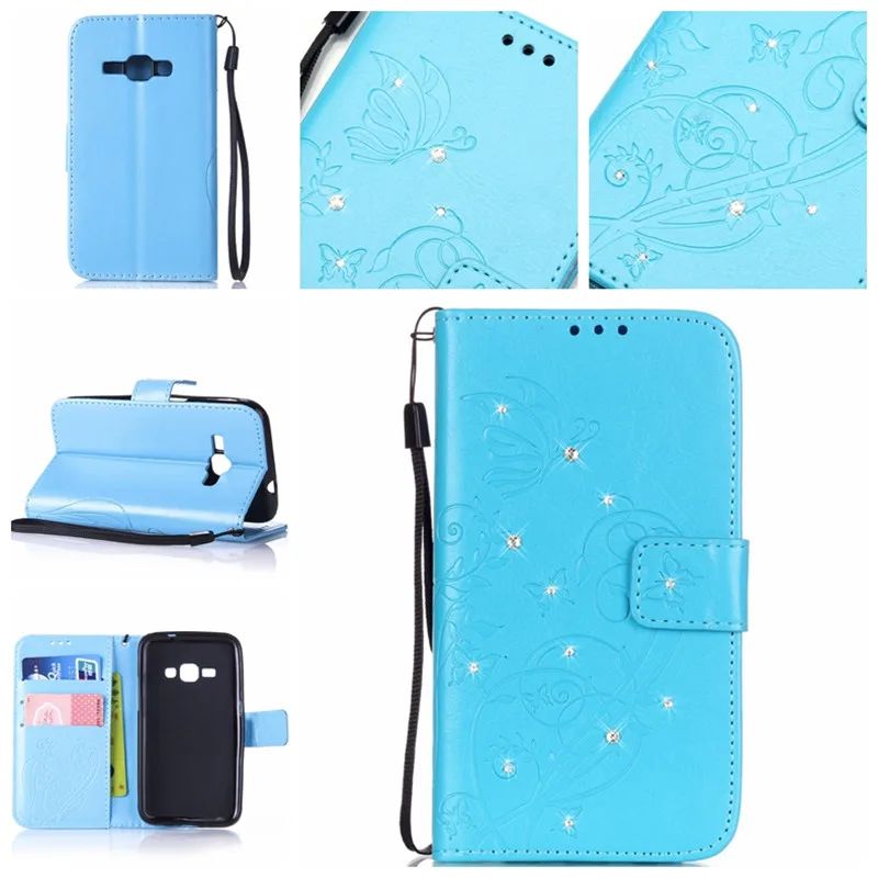Новый кожаный чехол книжка для Samsung Galaxy J1 ACE J2 J120 J310 J210 J510 J710 (2016) сумки с