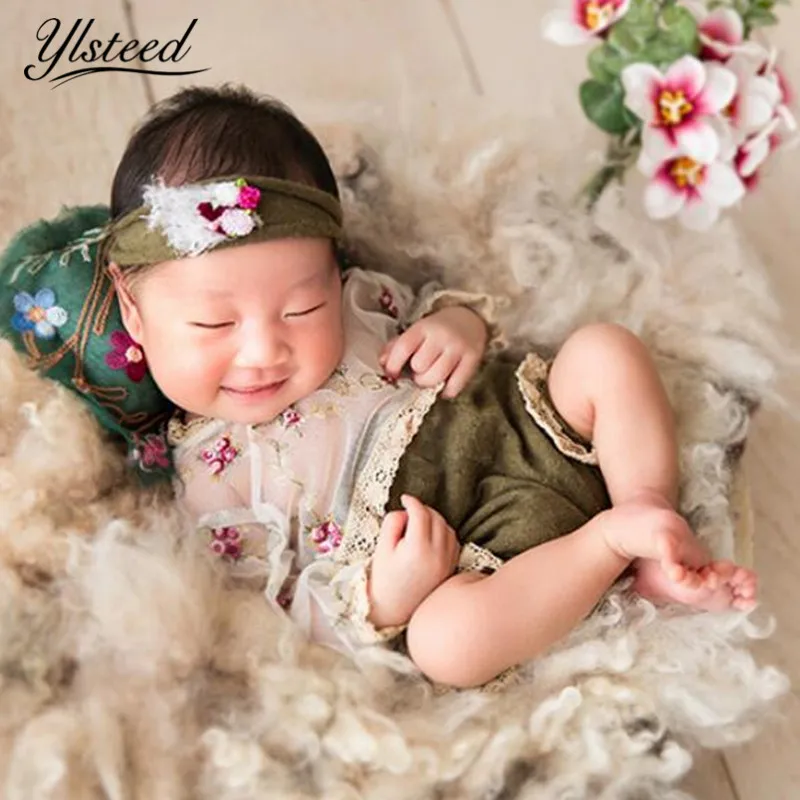 

Ylsteed Newborn Photography Props Infant Shooting Outfits Baby Girl Picture Props Cute Rabbit Ears Newborn Hat for Fotoshooting
