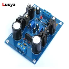 Fuente de alimentación lineal regulada ajustable LM317t LM337t 5-40 V DC Kits de bricolaje piezas de módulo componente F7-007(China)