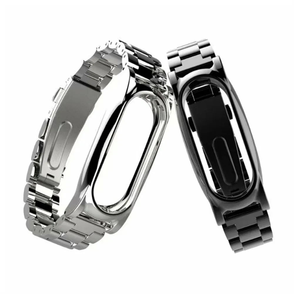 

For Xiaomi Mi Band 2 Magnet Stainless Steel Luxury Wrist Strap Metal Wristband drop ship Jul29 M30