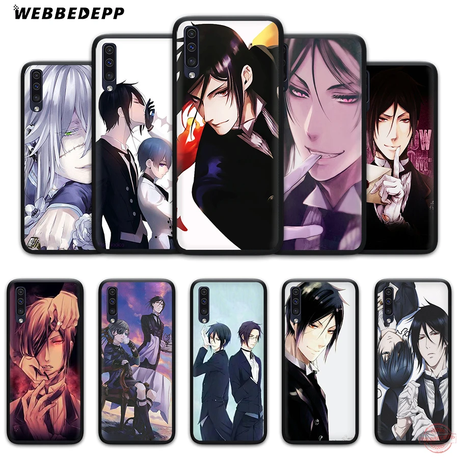 WEBBEDEPP Anime Black Butler Soft Phone Case for Samsung A50s A40s A30s A20s A10s A60 A70 M10 M20 M30 M40 Cases | Мобильные телефоны
