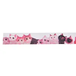 1 шт. Васи Клейкие ленты упакованы с Бумага Клейкие ленты зрителей Товары для кошек может порваться Клейкие ленты 15 мм * 10 м маскирования