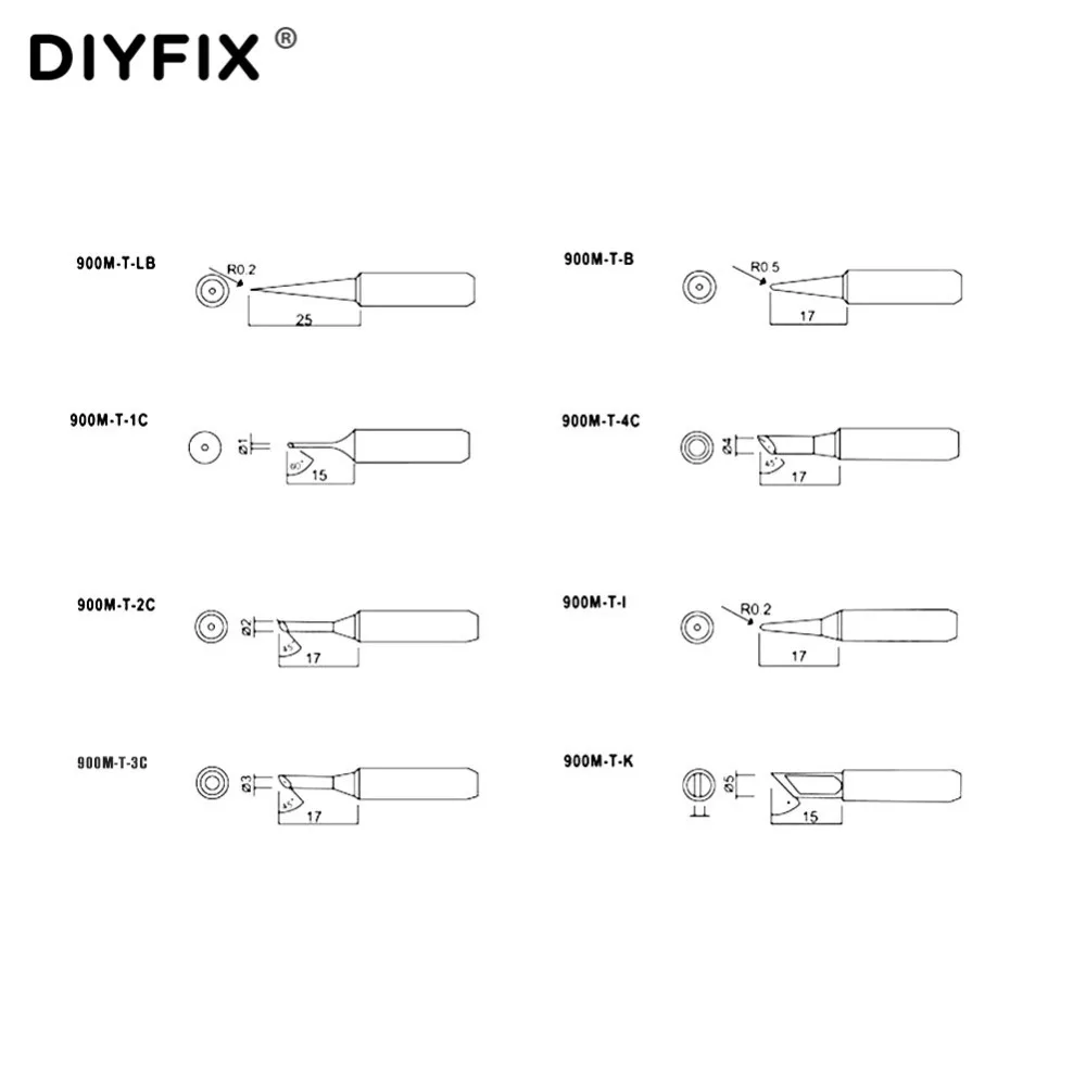 Паяльник DIYFIX 900M T для паяльной станции Hakko 936 1 шт.|Наборы ручных инструментов| |