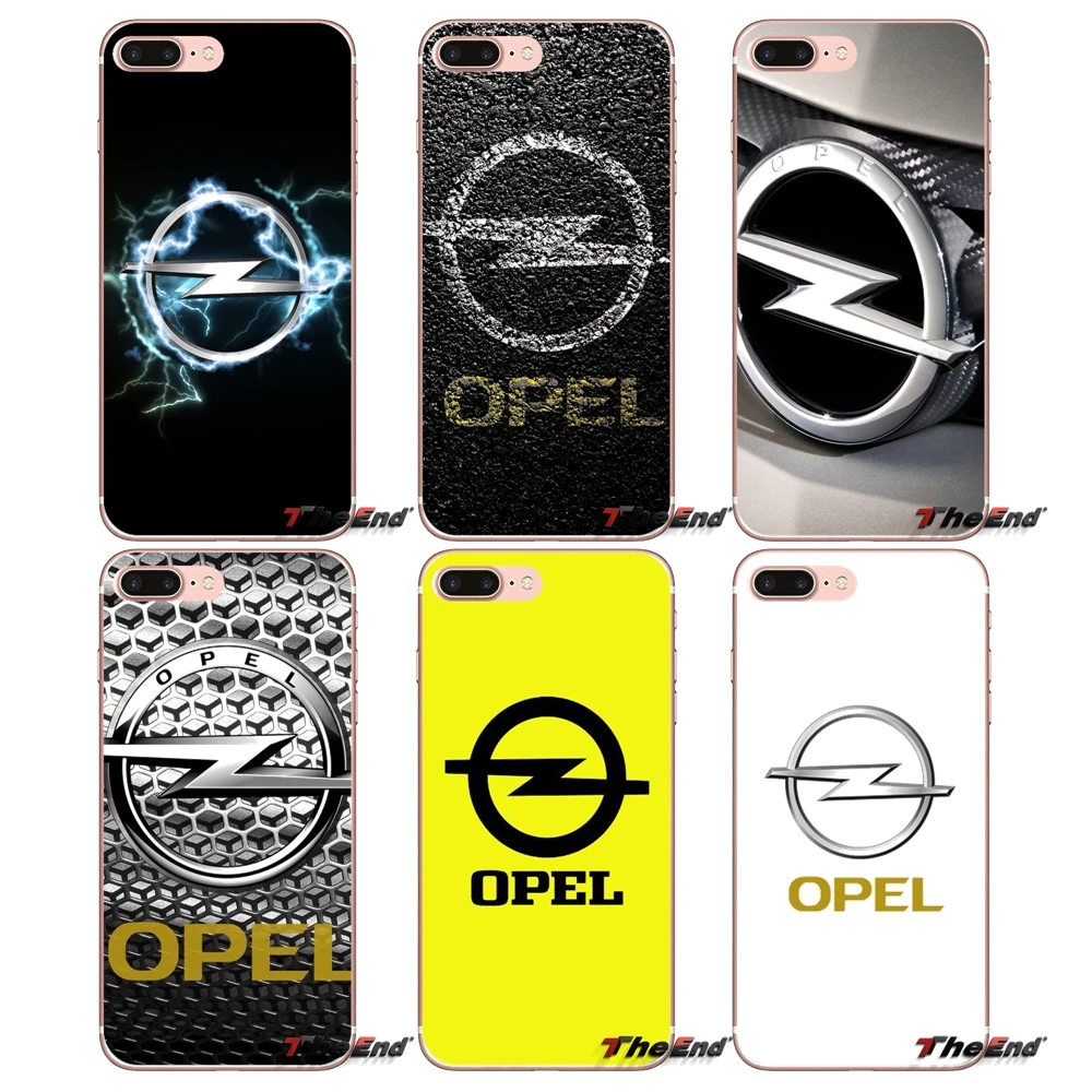 

For iPhone X 4 4S 5 5S 5C SE 6 6S 7 8 Plus Samsung Galaxy J1 J3 J5 J7 A3 A5 2016 2017 Transparent Soft Shell Case car Opel astra